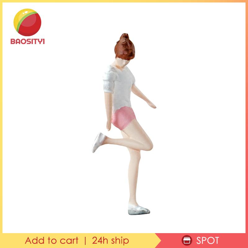 [Baosity1] Mô Hình Nhân Vật Bé Gái Nhỏ Xinh Bằng Nhựa Resin Tỉ Lệ 1: 64 Trang Trí