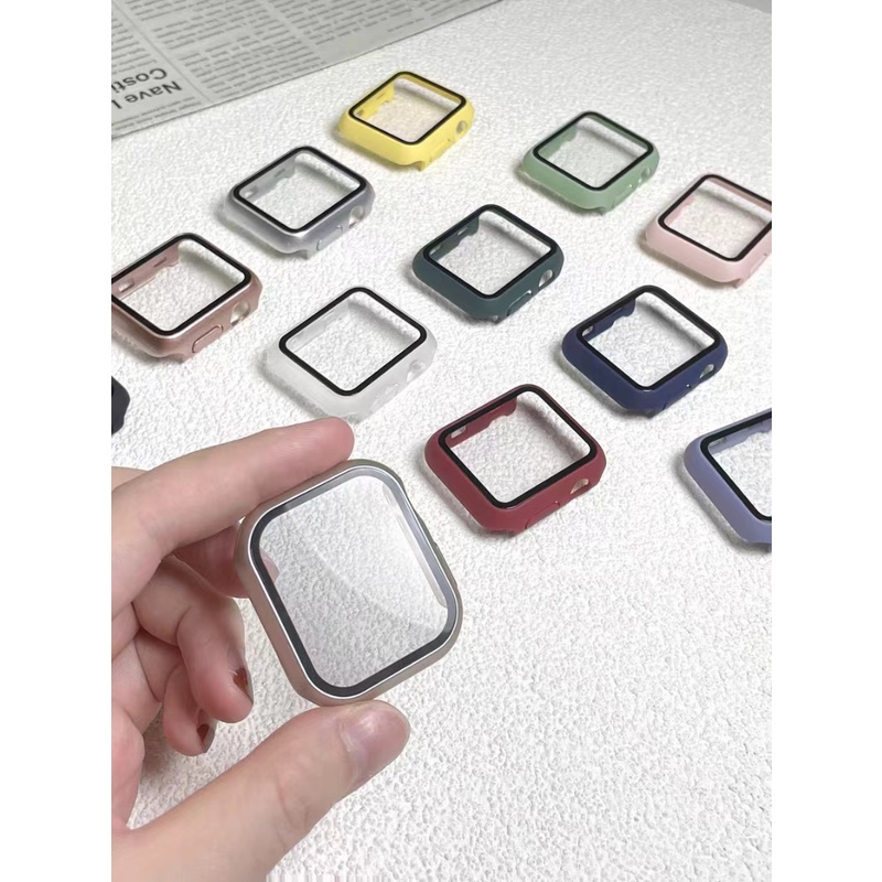 Ốp Mặt Kính Cường Lực Cho Apple Watch Series Ultra 8 7 6 SE 5 4 3 2 1 49mm 41mm 45mm 44mm 40mm