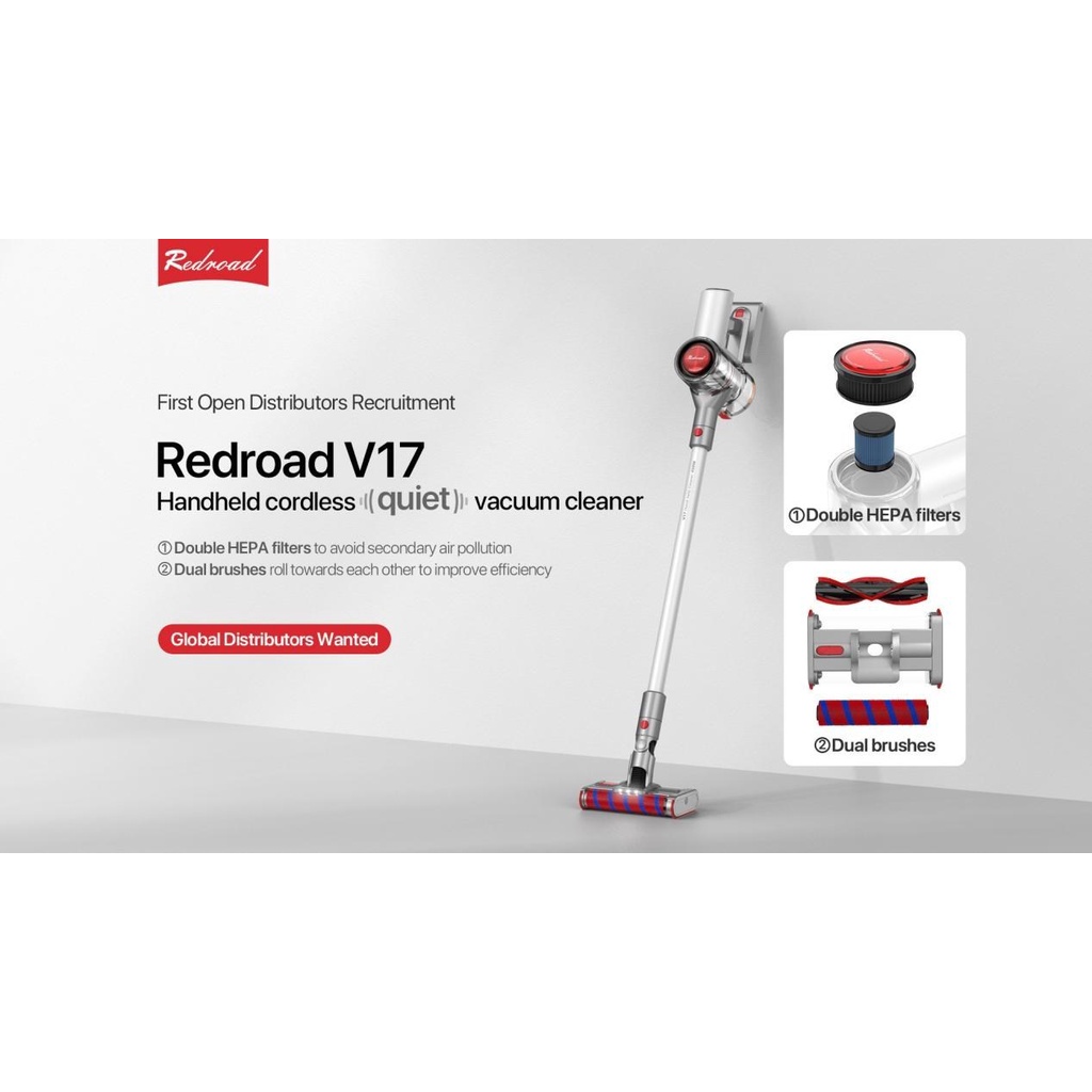 Máy hút bụi không dây cầm tay siêu mạnh Xiaomi Dreame V11/Redroad V17/Redroad V17 Lite/Redroad V17 Max