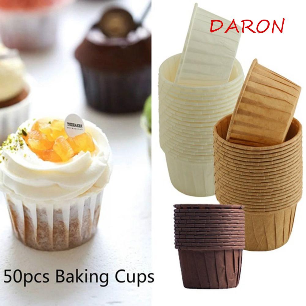 Set 50 Cốc Giấy Làm Bánh Cupcake Trang Trí Tiệc Cưới