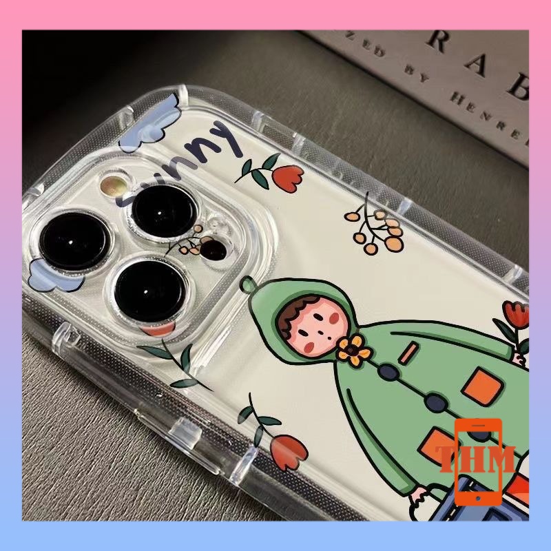 Ốp lưng iphone Cô gái dễ thương, xà phòng chống ngã, vỏ mềm giảm chấn Cho Iphone 6 / 6S / 6splus / se / 7 / 7plus / 8 / 8plus / X / xs / xsmax / 11 / 12 / 13 / 14 / Plus / Pro / Pro Max-415