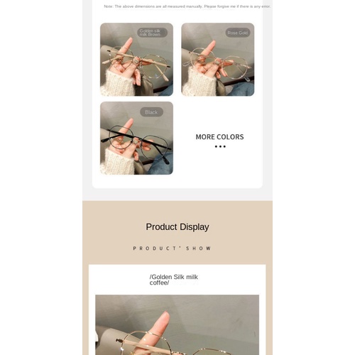 【-0°~-600°Mắt Kính Gọng Phẳng Chống Ánh Sáng Xanh Cho Nam & Nữ