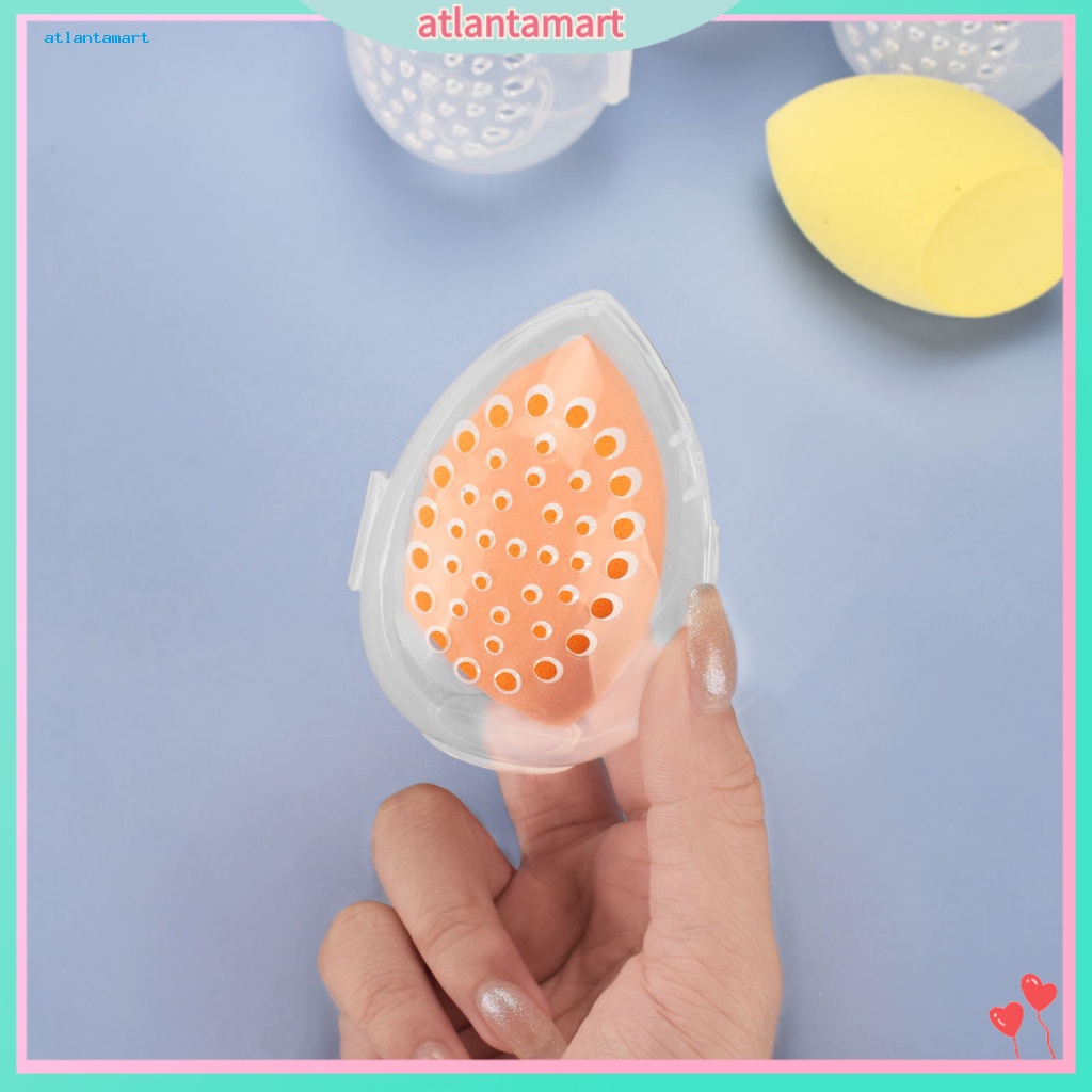 Túi Đựng Đồ Dùng Cao Cấp Tiện Dụng| Set 5 Mút Trang Điểm Nhiều Lỗ Thoáng Khí Tiết Kiệm Không Gian Vỏ Sò Cho Nữ