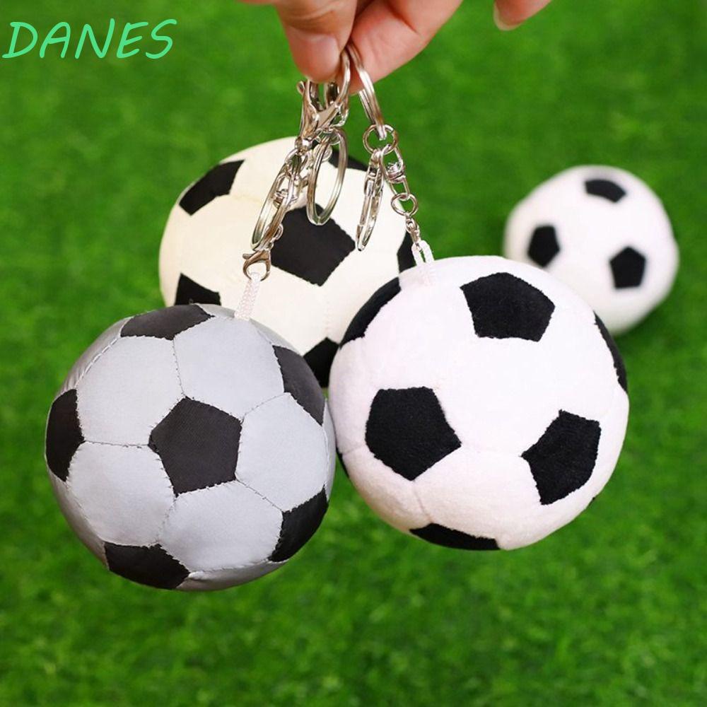 Móc Khóa Quả Bóng Đá Nhồi Bông Mềm Mại Dành Cho Trang Trí Xe Hơi / Túi Xách / Quà Tặng Trẻ Em