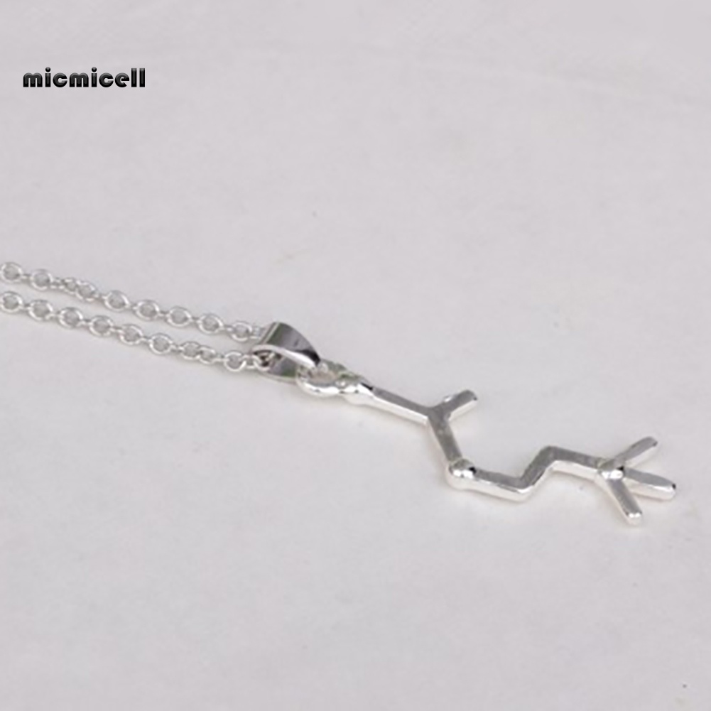 Vòng cổ Mặt Tròn Phân Tử Hóa Học DNA Serotonin Dopamine Acetylcholine