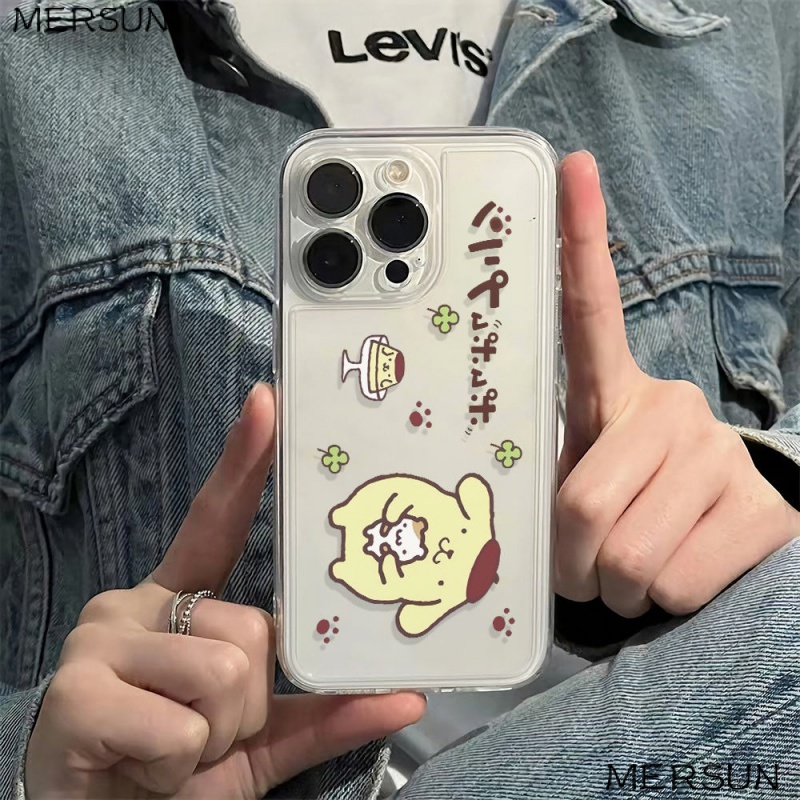 ✅Ốp Điện Thoại Dẻo Họa Tiết Chú Chó Pudding Đơn Giản Chống Sốc Cho iPhone12 13 78max11 14pro 6In Plus