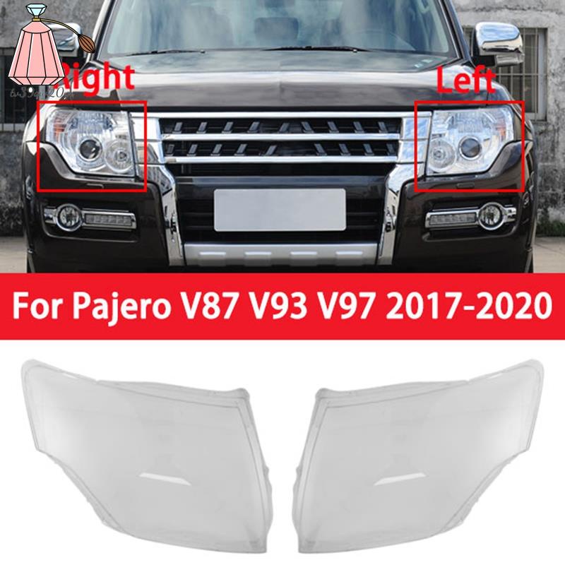 Ốp Đèn Pha Trong Suốt Cho Xe Hơi Mitsubishi Pajero V87 V93 2007-2020