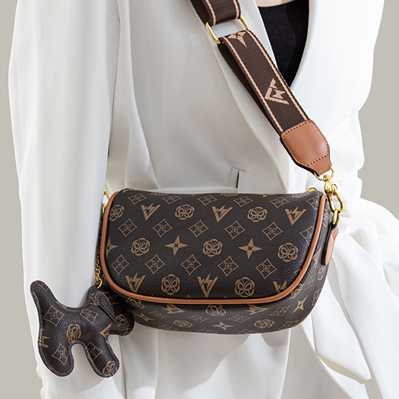 Ielgy Túi Xách messenger Đeo Vai Phong Cách Dubai Dễ Phối Đồ Cho Nữ