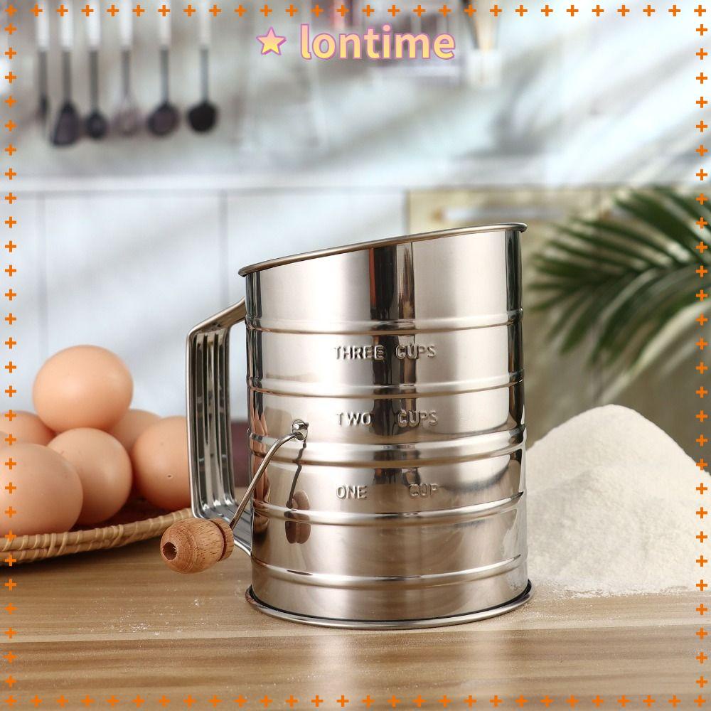 Dụng Cụ Rây Bột Làm Bánh Một Lớp Bằng Thép Không Gỉ Chất Lượng Cao