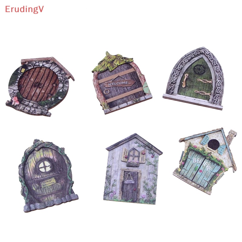 Set 6 Mô Hình Cửa DIY Trang Trí Nhà Búp Bê 1 / 12