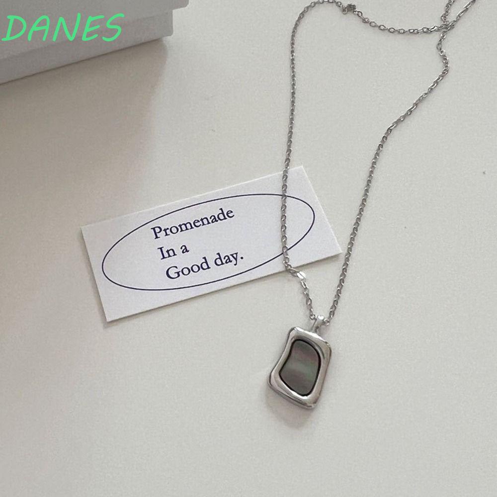 Vòng Cổ Choker Mặt Hình Học Vỏ Sò Màu Đen Thời Trang Dự Tiệc Cho Nữ