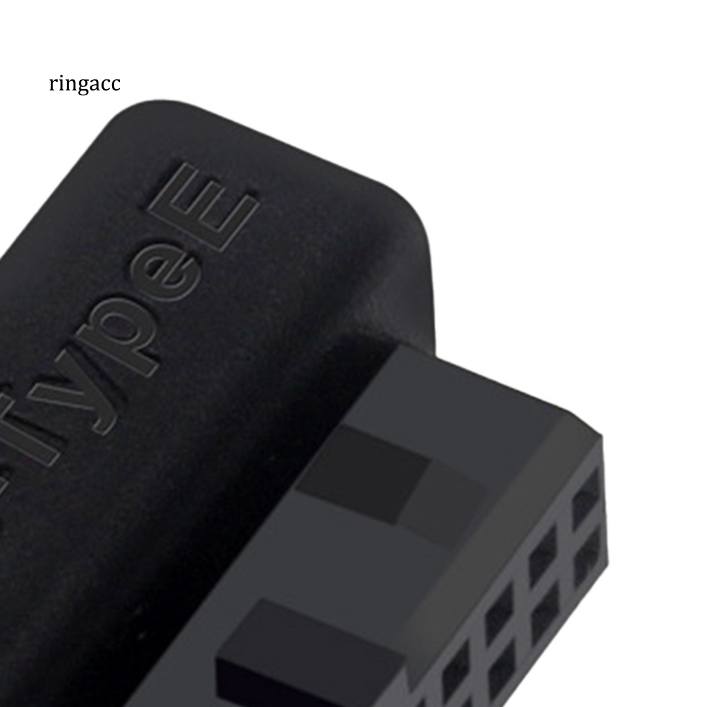 Bo Mạch Chủ RGA PH73S Tốc Độ Cao USB3.0 19P / 20P Sang Type-C 90 Độ Kèm Vỏ Đựng Thẻ Mở Rộng