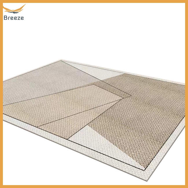 Thảm Trải Sàn Họa Tiết Hình Học Phong Cách Vintage Chống Trượt Tiện Dụng Trang Trí Nhà Cửa