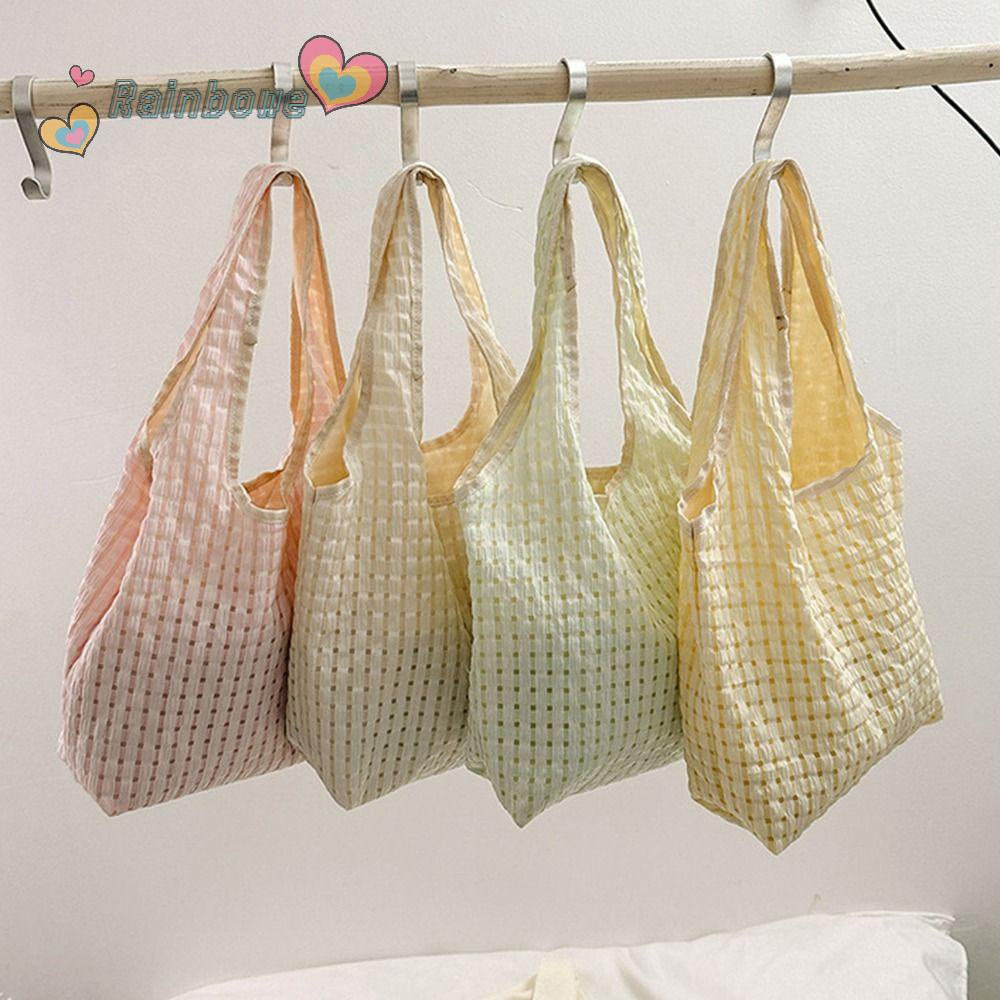 Túi Bong Bóng Mua Sắm Màu Cầu Vồng Sức Chứa Lớn