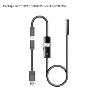 5.5Mm Endoscope Camera Flexible Ip67 Waterproof Pc Notebook Adjustable 6 Led Inspection Borescope Cameras For Androids [Q/4]