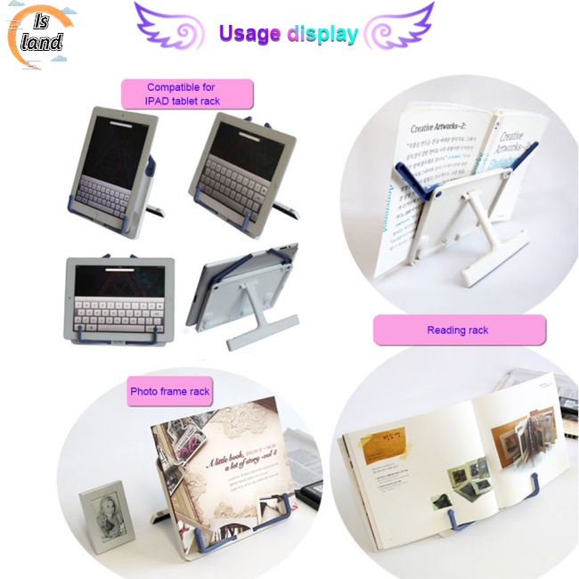 [IS] Giá Đỡ Điện Thoại / Máy Tính Bảng Ghi Âm / Sách Có Thể Gấp Gọn Để Bàn