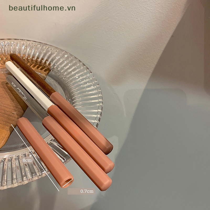 Set 3 Nắp Đậy Cọ Trang Trí Móng Tay Chuyên Dụng Cho Salon