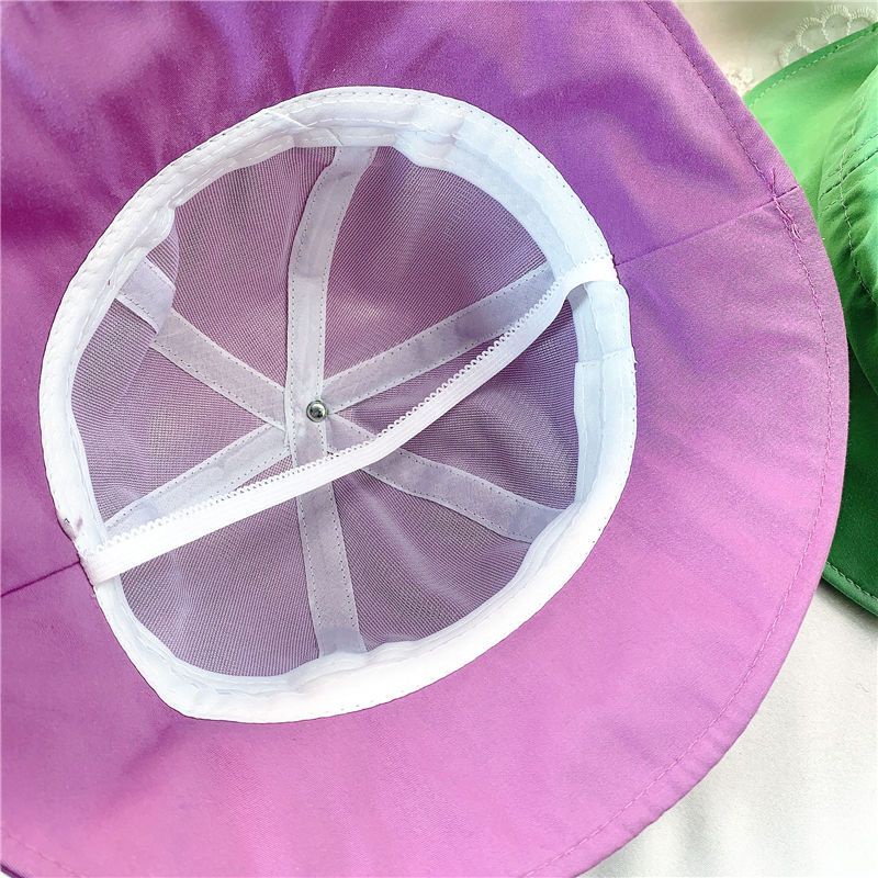 Mũ Tai Bèo Chống Nắng Nhanh Khô Viền To Phong Cách Hàn Quốc Cho Bé Trai Và Gái