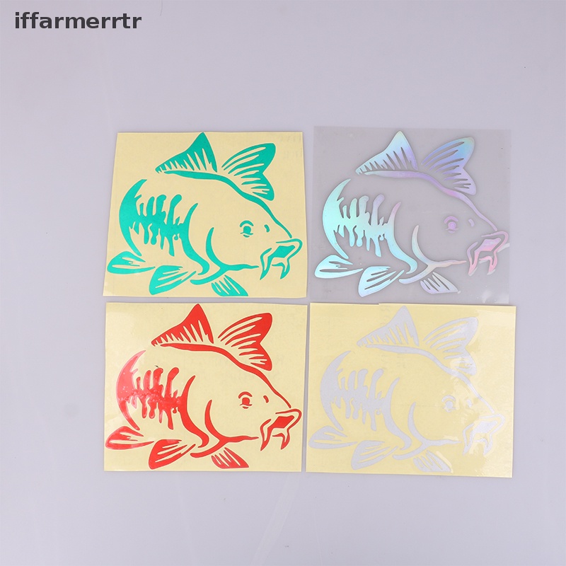 Sticker Vinyl Dán Trang Trí Xe Hơi Hình Cá Chép Thông Dụng