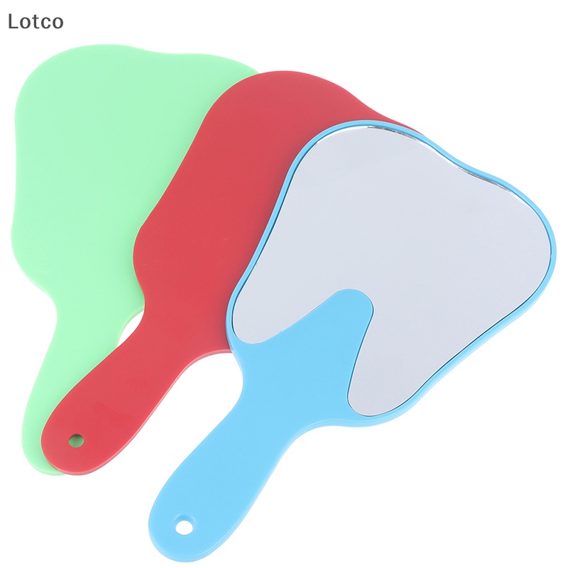 Lotco 1 cái miệng Nha Khoa xử lý Gương răng hình dạng gương kiểm tra răng miệng gương VN