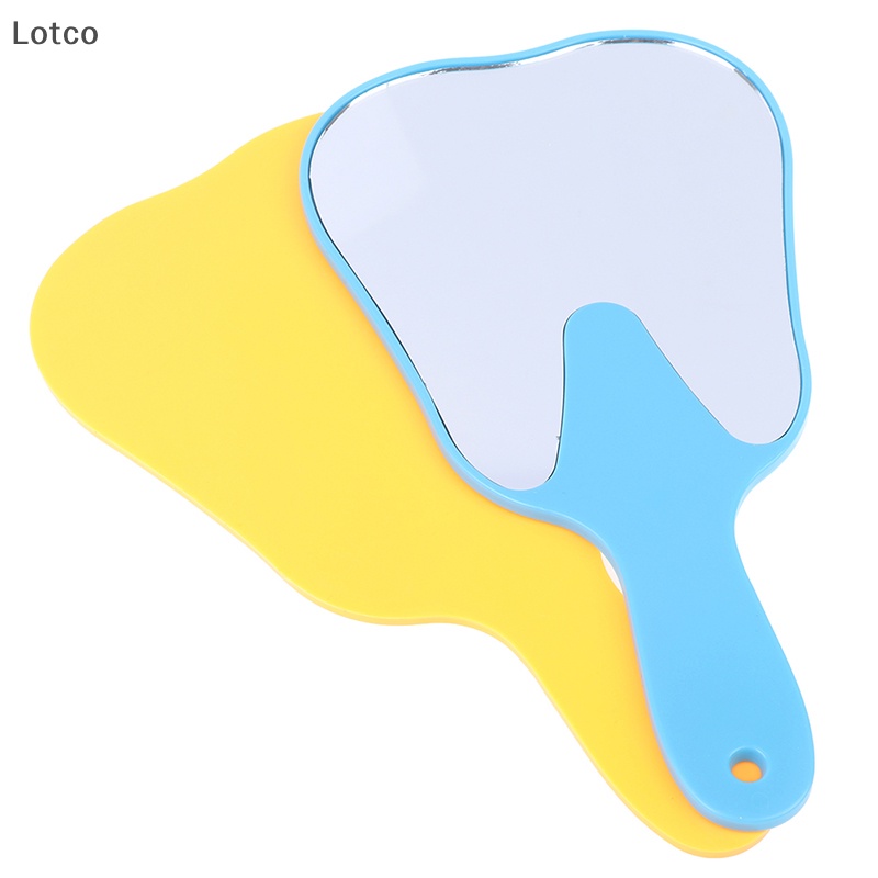 Lotco 1 cái miệng Nha Khoa xử lý Gương răng hình dạng gương kiểm tra răng miệng gương VN