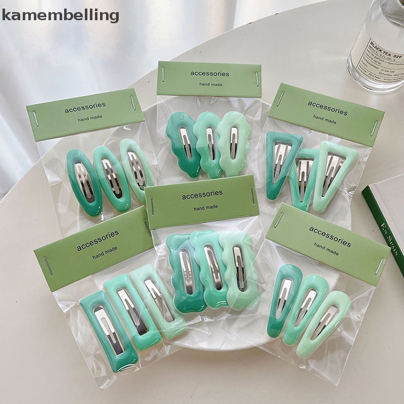 Set 3 Kẹp Tóc Màu Gradient Thời Trang Cho Nữ