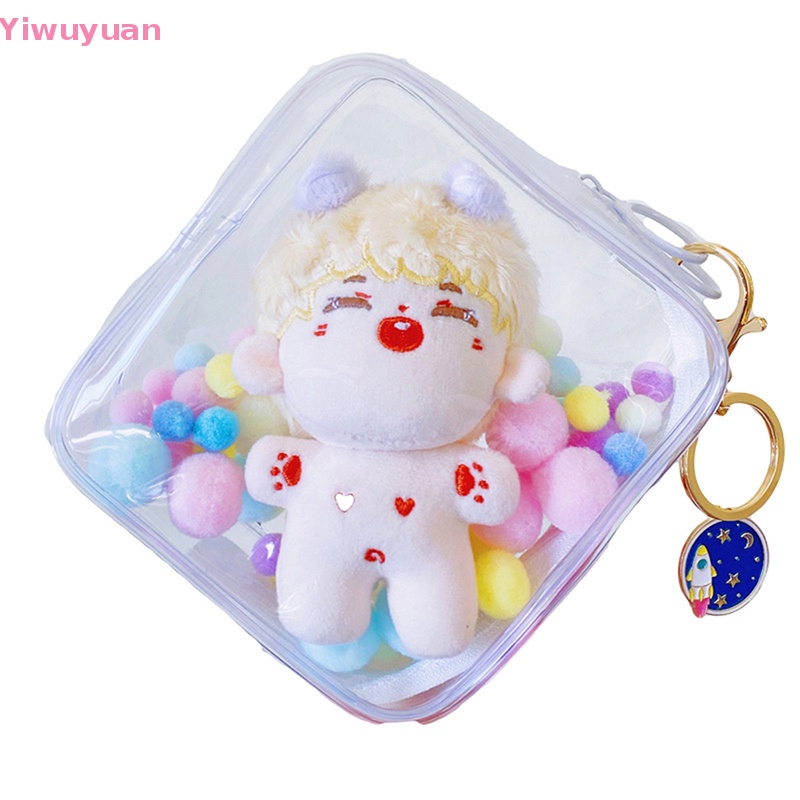 < Yiwuyuan > Túi Vuông Mini Đựng Đồ Chơi Búp Bê Hoạt Hình Trong Suốt Ngoài Trời Dễ Thương Mới