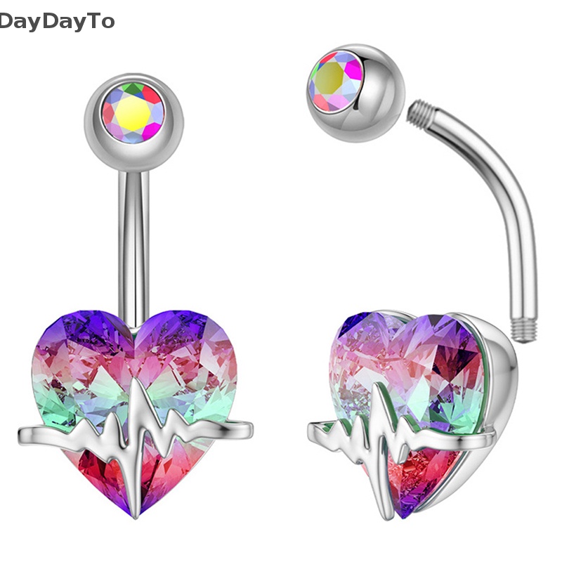 Khuyên Rốn Hình Hoa Đính Đá Zircon Thời Trang Cho Nữ