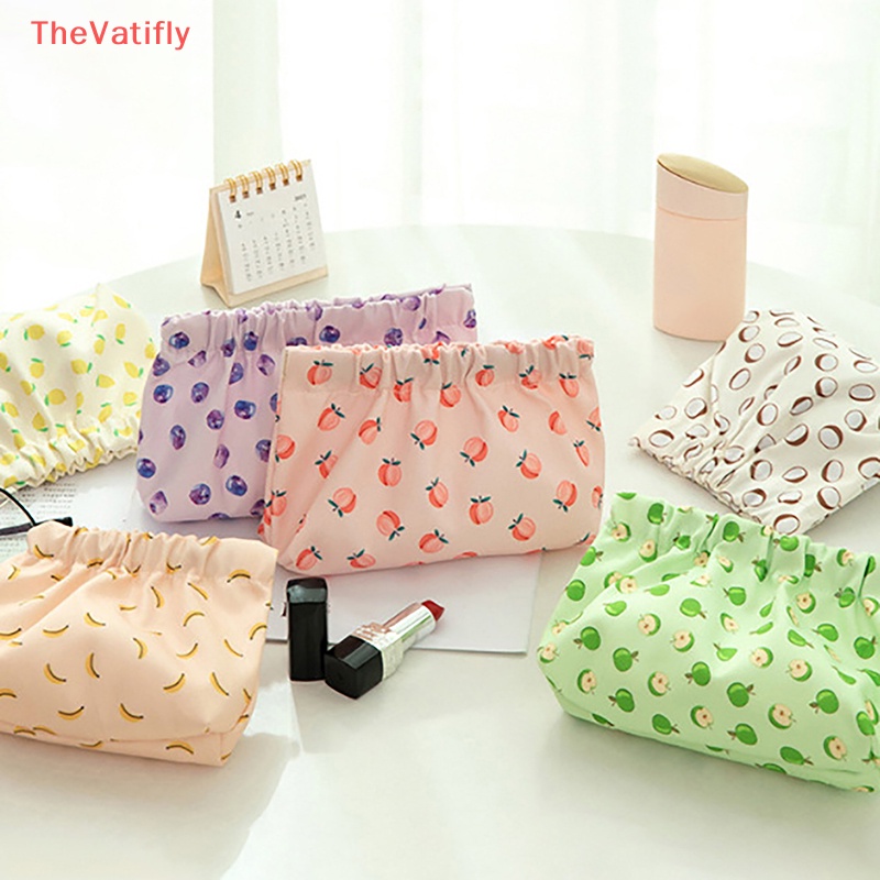 [Thevalifly] Túi Đựng Mỹ Phẩm Thẻ Tai Nghe Thẻ Son Môi Tự Động Đóng Sắp Trang Sức Du Lịch HOT