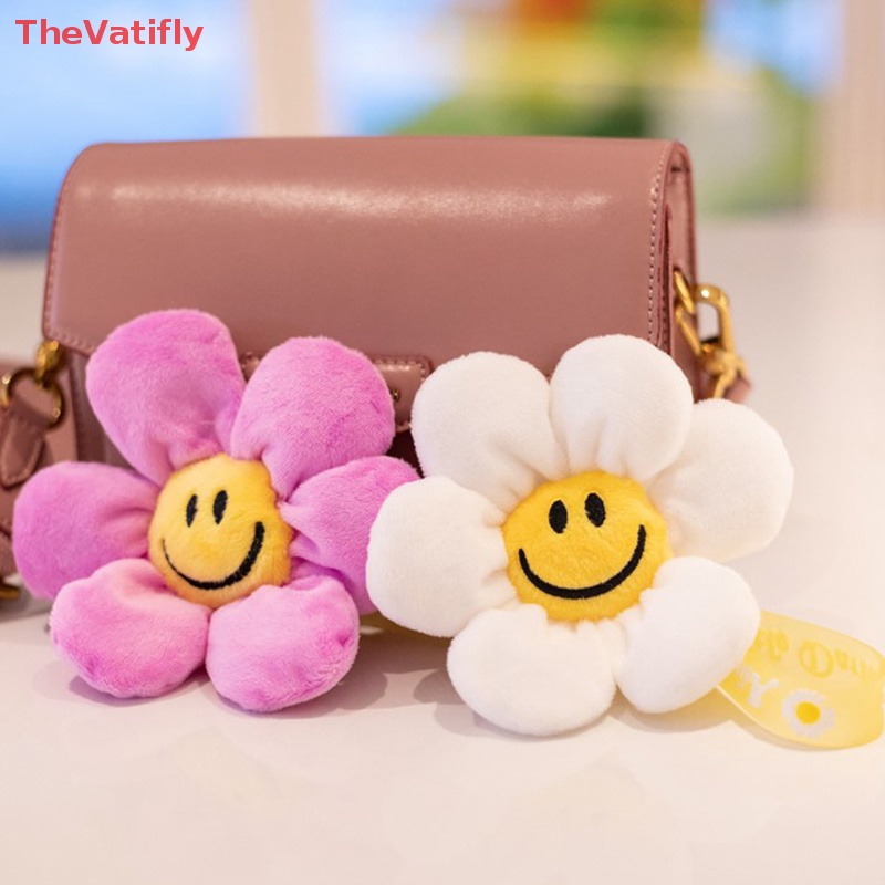 Móc Khóa Hình Hoa Hướng Dương Mặt Cười 15cm Dễ Thương