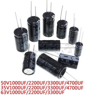 Tụ điện nhôm 35v / 50v / 63v 1,000uf 2200uf 3300uf 4700uf chuyên dụng