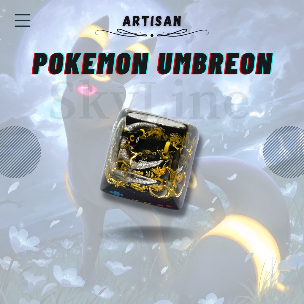 Bàn Phím Artisan Nghệ Thuật Um-breon Artisan Bằng Nhựa Resin Tùy Chỉnh Cá Nhân Hóa Cho Bàn Phím Cơ Chơi Game
