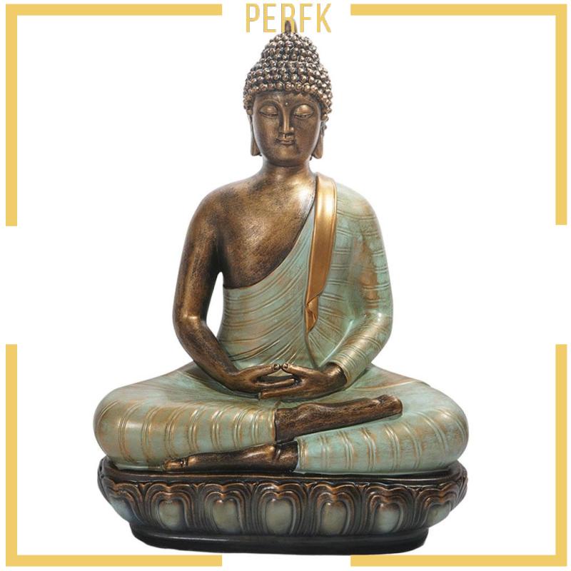 Tượng Phật Ngồi Kết Cấu Bằng Đồng Dùng Trang Trí Trong Nhà