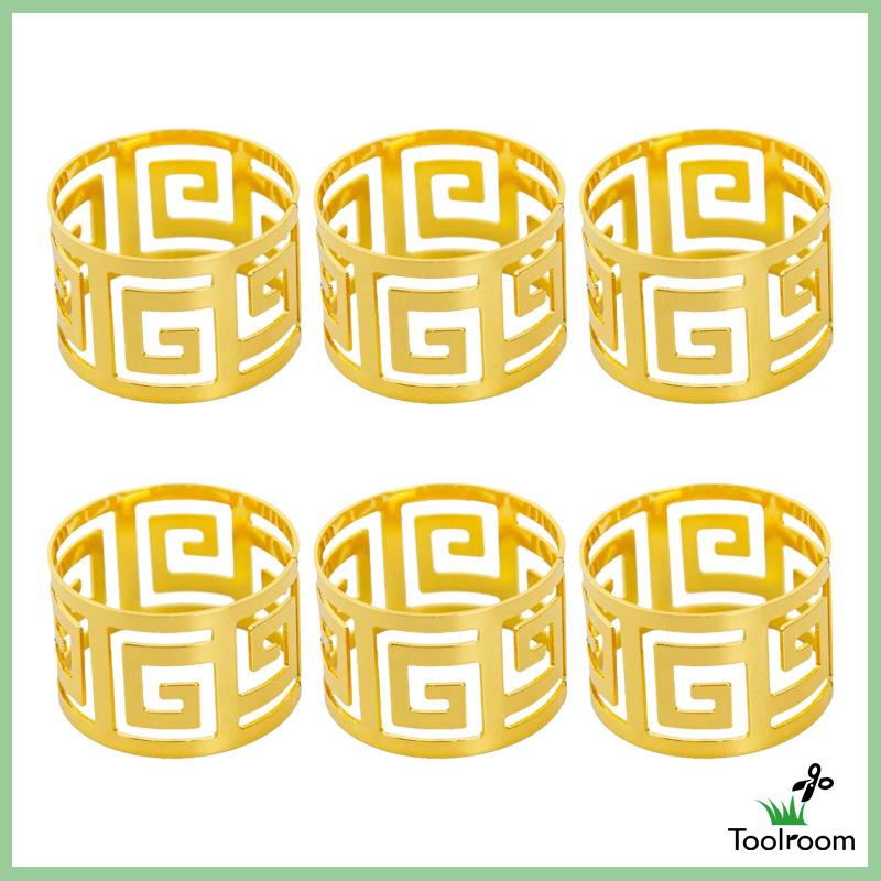 Set 6 Giá Đỡ Khăn Ăn Bằng Sắt Trang Trí Nhà Cửa