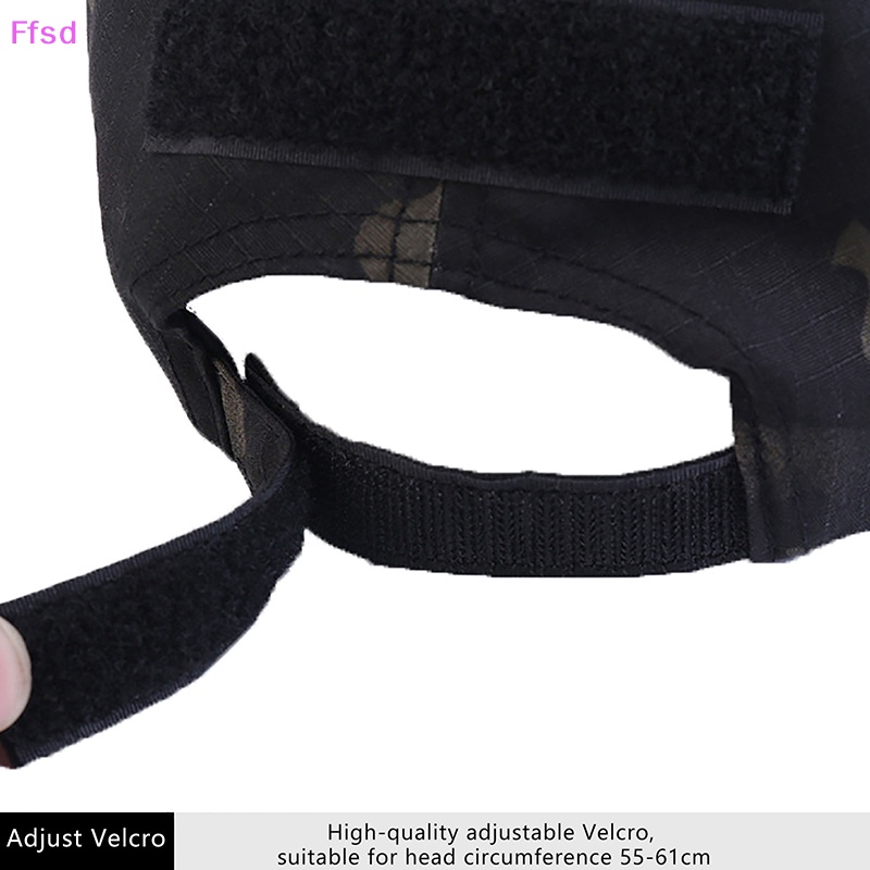 {Ffsd} Mũ Lưỡi Trai Thể Thao Phối Lưới Họa Tiết Rằn Ri Có Thể Điều Chỉnh Dành Cho Nam Nữ Hàng Bán Chạy