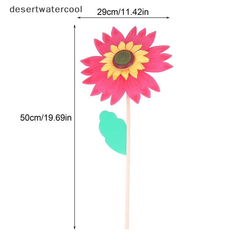 1 Bánh Đà Gió Hình Hoa Hướng Dương Nhiều Màu Cho Sân Vườn