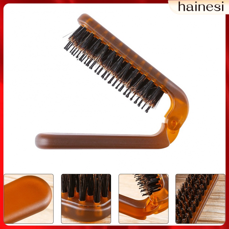 Lược Chải Râu Gấp Gọn Bỏ Túi Bằng Kim Loại Dành Cho Nam Giới