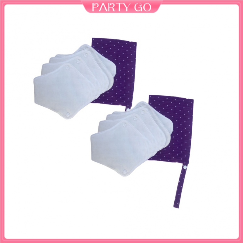 Set 5 Miếng Vải Vệ Sinh Bằng Cotton Có Thể Tái Sử Dụng