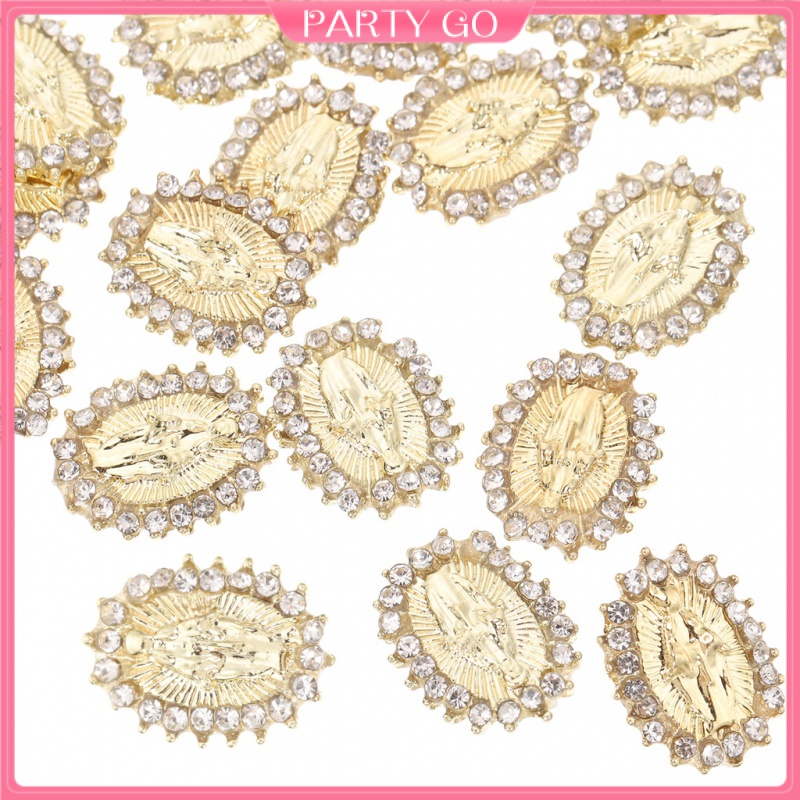 Set 20 Hình Dán Móng Tay Bằng Hợp Kim