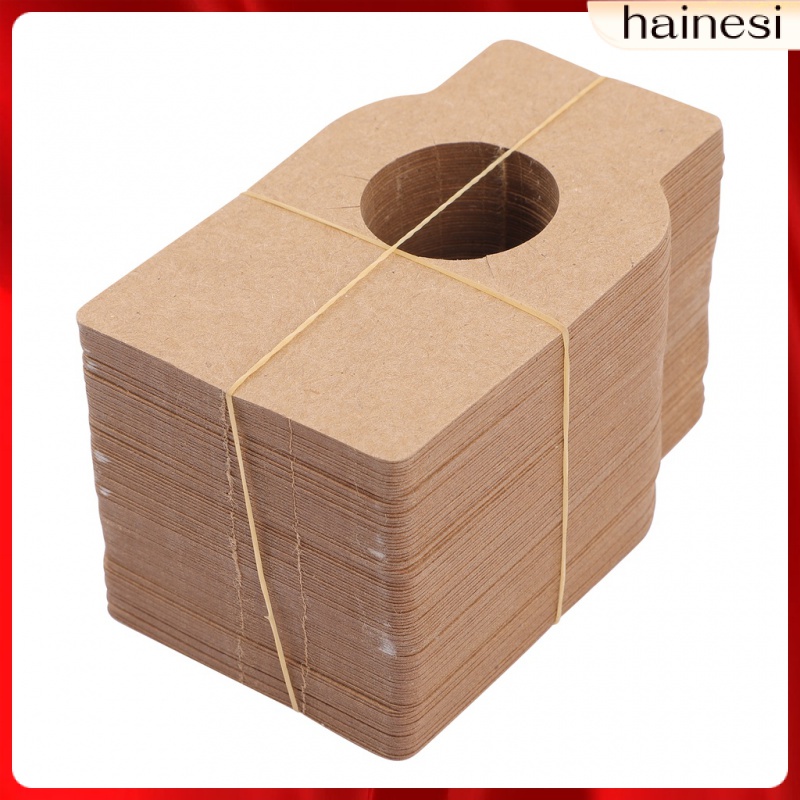 Set 100 Thẻ Giấy Kraft Treo Chai Rượu Trang Trí Giáng Sinh