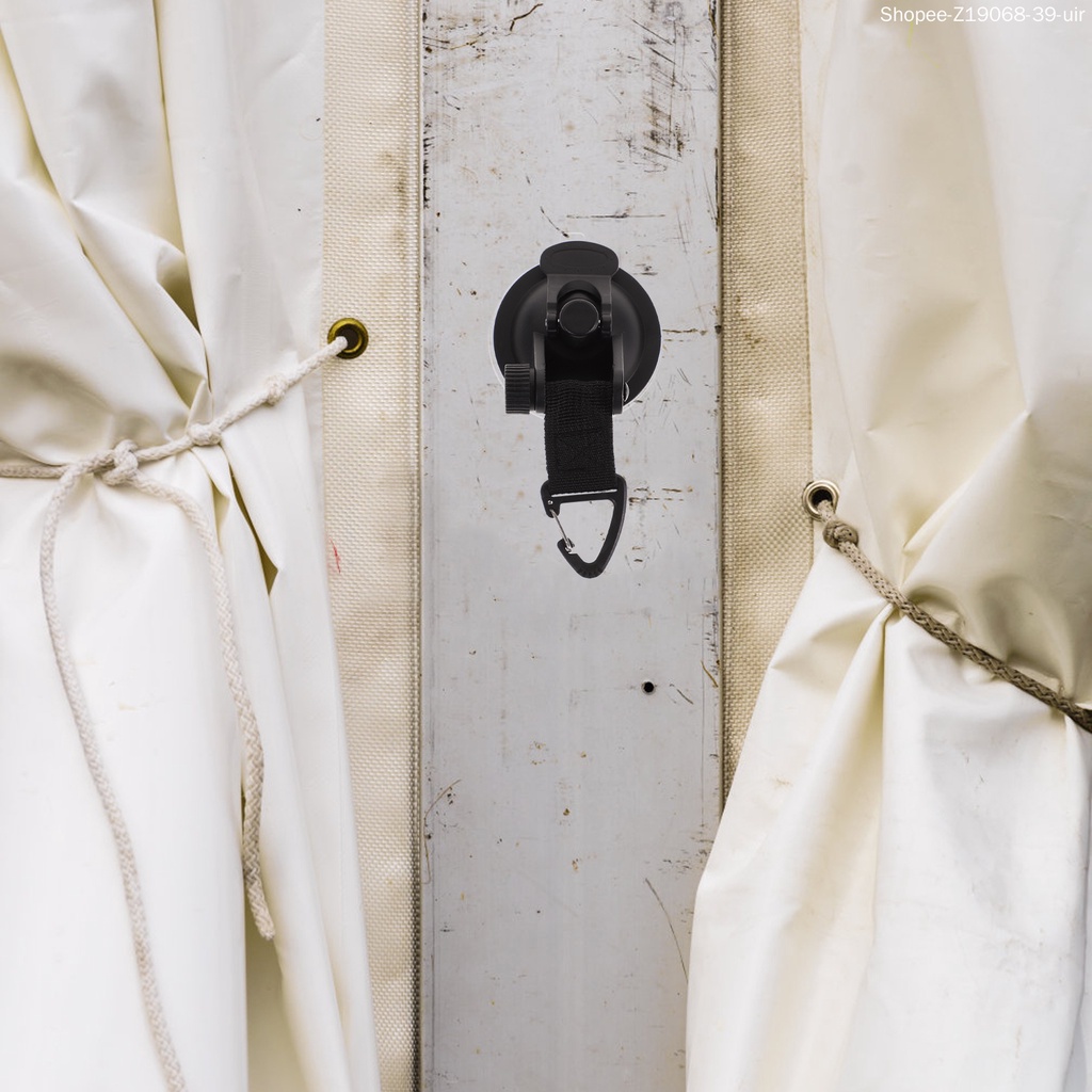 Set 4 Móc Treo Lều Trại Bằng Abs Có Giác Hút Tiện Dụng