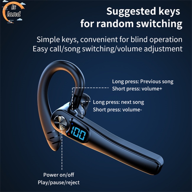 [IS] Tai Nghe Bluetooth X7 Có Thể Thay Thế Điều Khiển Bằng Giọng Nói Chạy Bằng Pin Có Màn Hình Hiển Thị