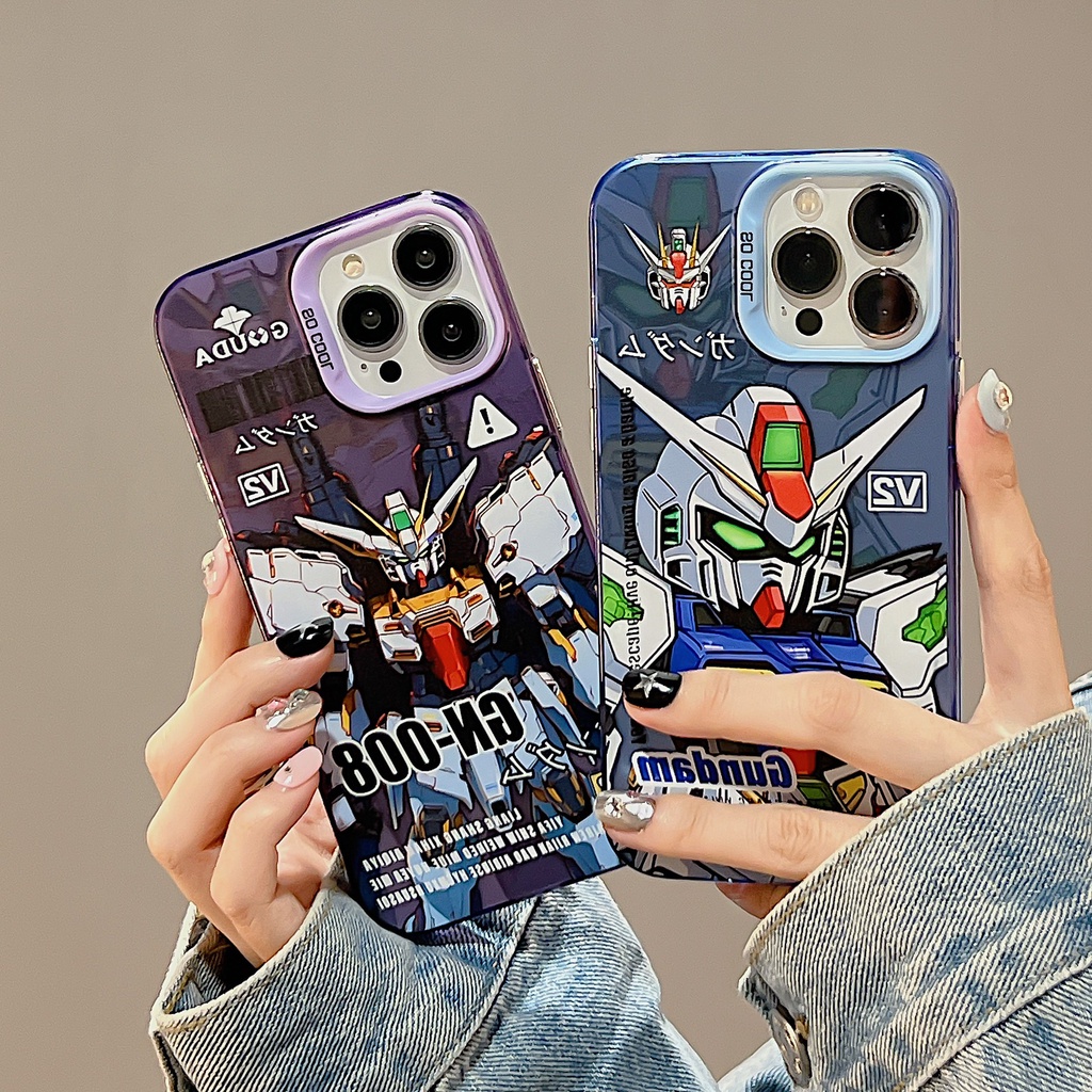 Ốp Điện Thoại Tpu Dẻo Trong Suốt Họa Tiết Hoạt Hình Hai Mặt Chống Rơi Cho iPhone 11 13 12 14 Pro Max