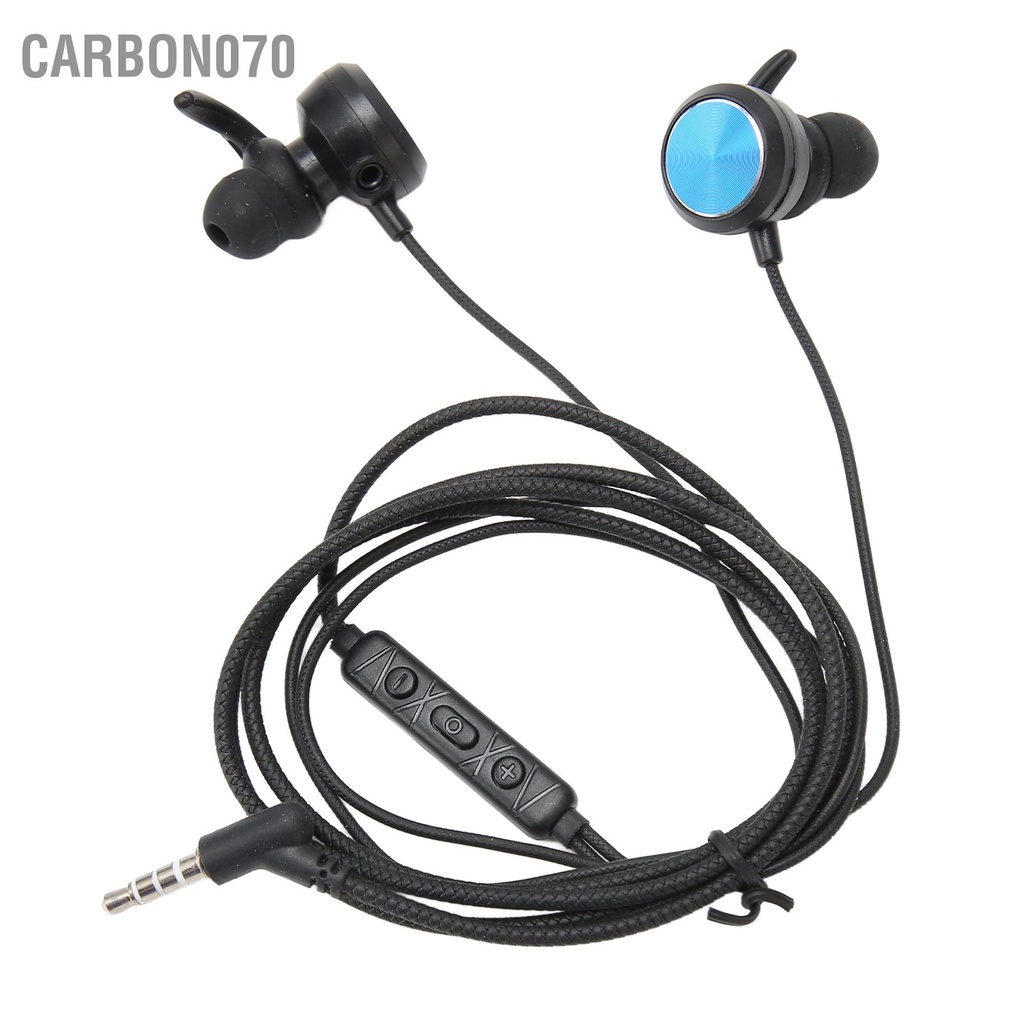 Carbon070 Tai Nghe Chơi Game 3.5Mm Có Dây Giảm Tiếng Ồn Mic Điều Chỉnh Thể Tháo Rời Cho Điện Thoại Xbox One PC