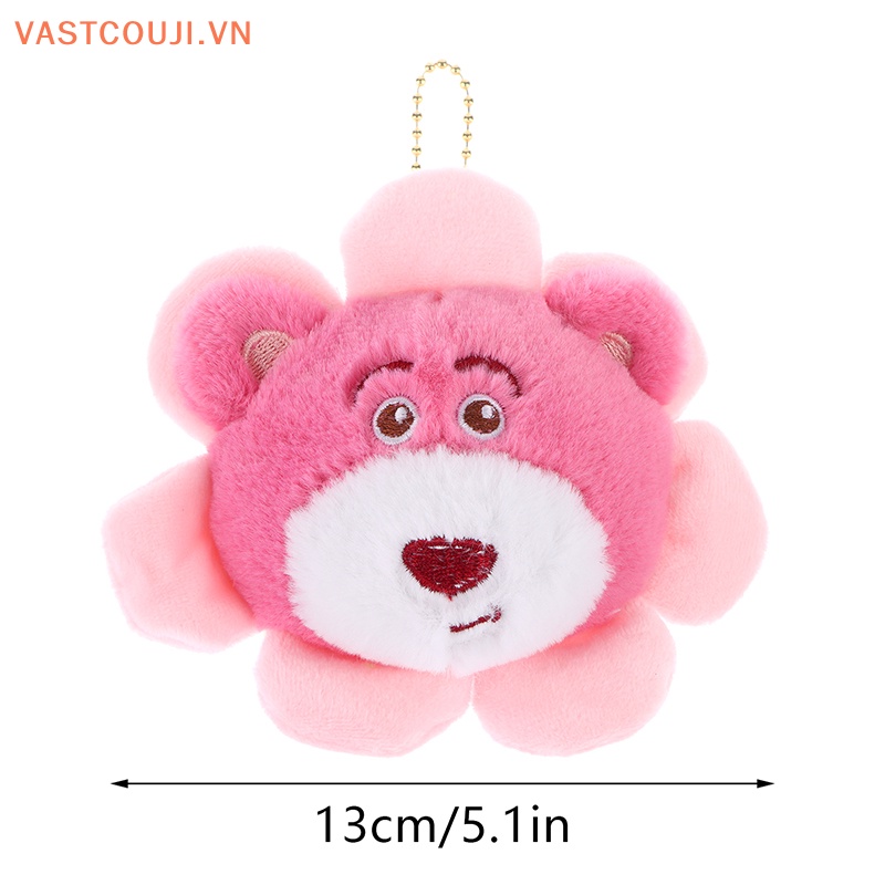 Móc Khóa Hình Đồ chơi nhồi bông Mặt Trời / Gấu / Vịt Đáng Yêu