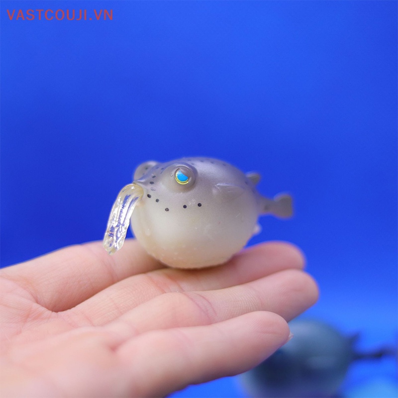 Mô Hình Cá Thổi Bong Bóng Mini Trang Trí Nhà Búp Bê