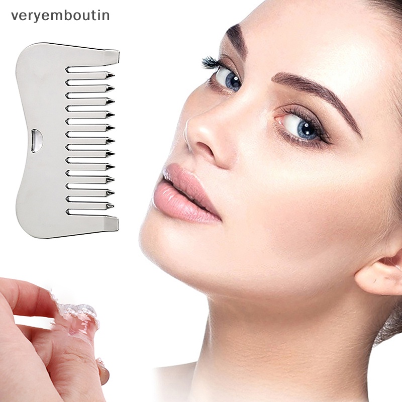 Lược Chải Mát Xa Da Mặt Bằng Thép Không Gỉ