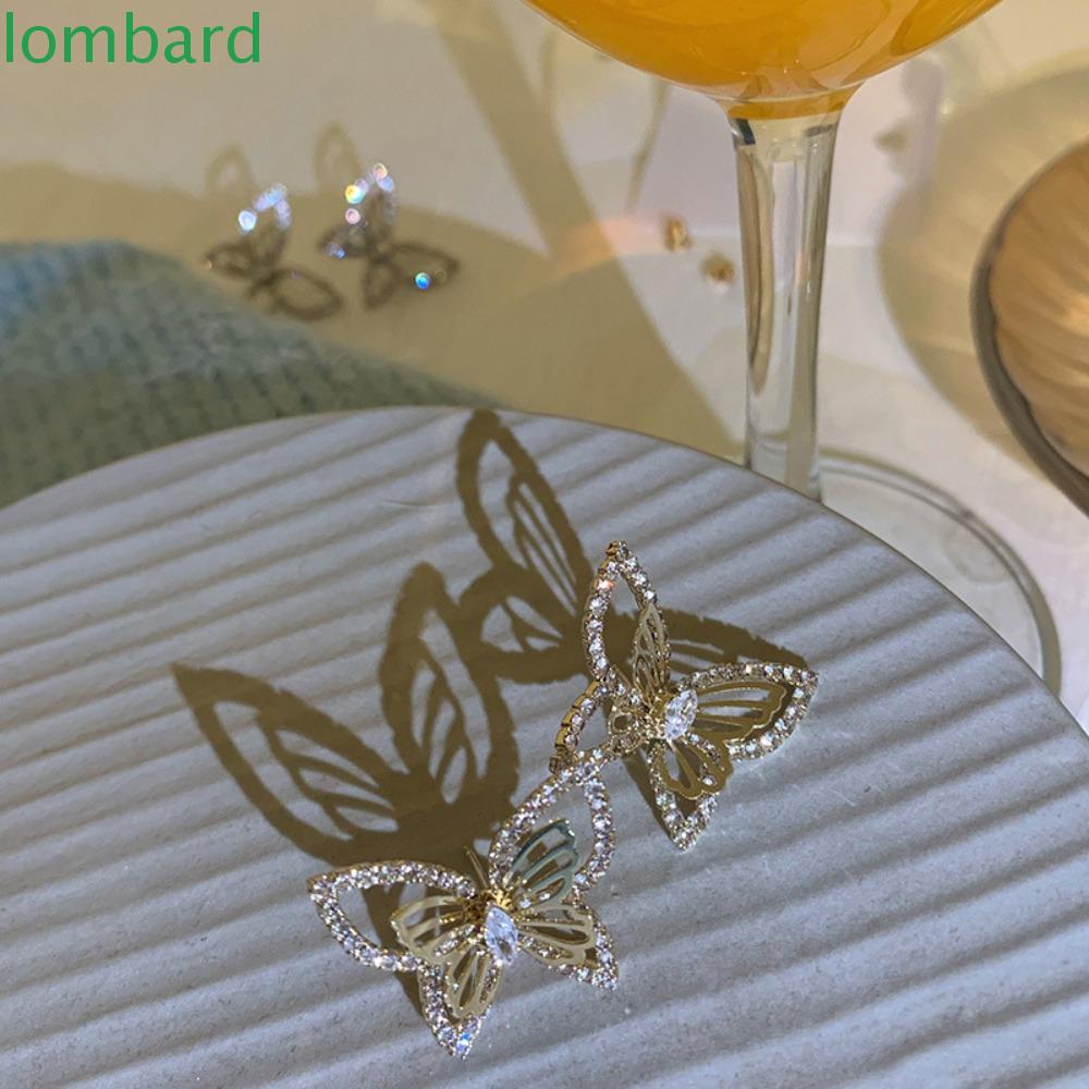 Bông Tai Hình Bướm Thời Trang Cổ Điển Dành Cho Nữ