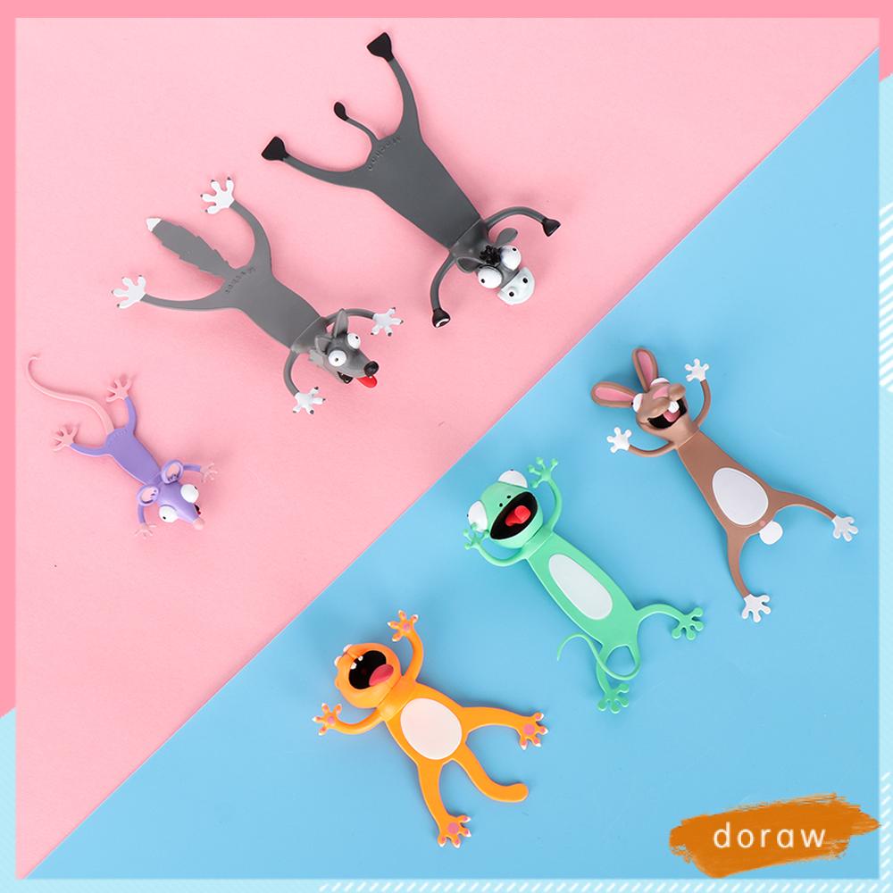 Thẻ Đánh Dấu Sách Bằng PVC Họa Tiết Vui Nhộn