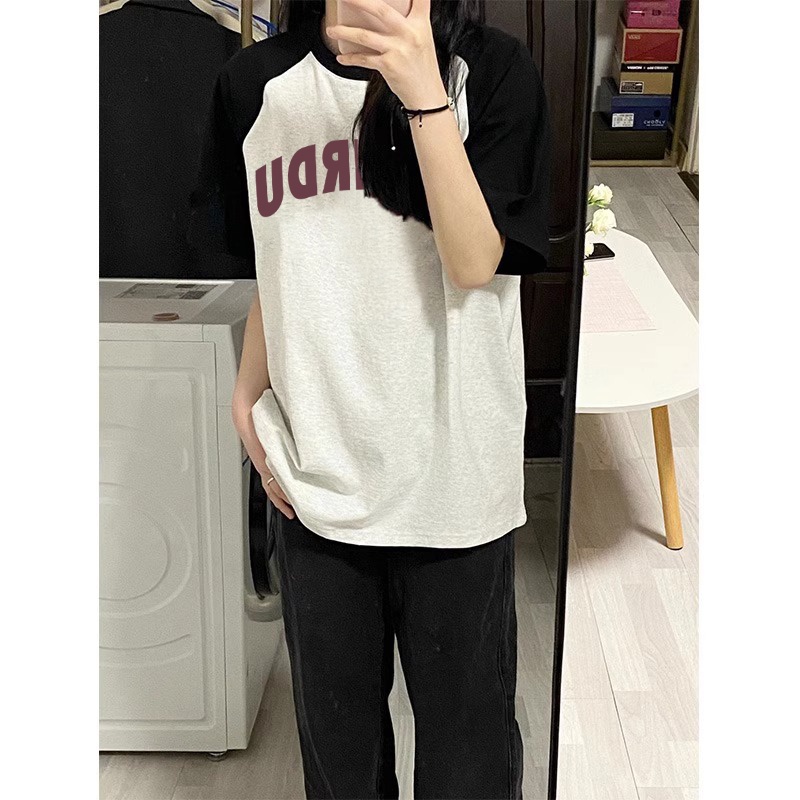 NRVP Áo Thun 100% Cotton Tay NgắN In Hoạ TiếT ĐộC ĐáO Phong CáCh HàN QuốC 2023